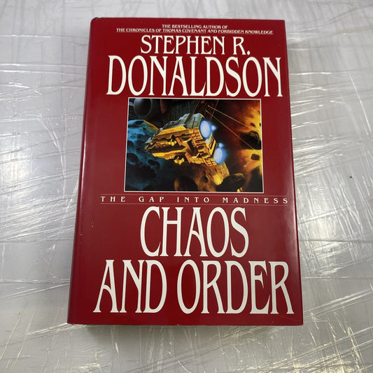 CHAOS AND ORDER THE GAP INTO MADNESS By Stephen R. Donaldson 90s Sci-Fi Fantasy