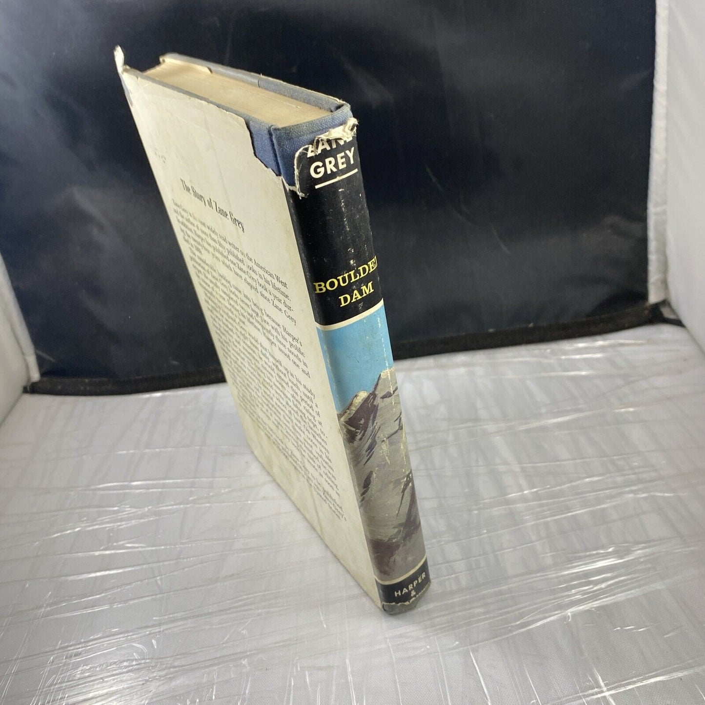 Zane Grey: Boulder Dam 1963 1st Edition Western Americana Novel Vintage DJ