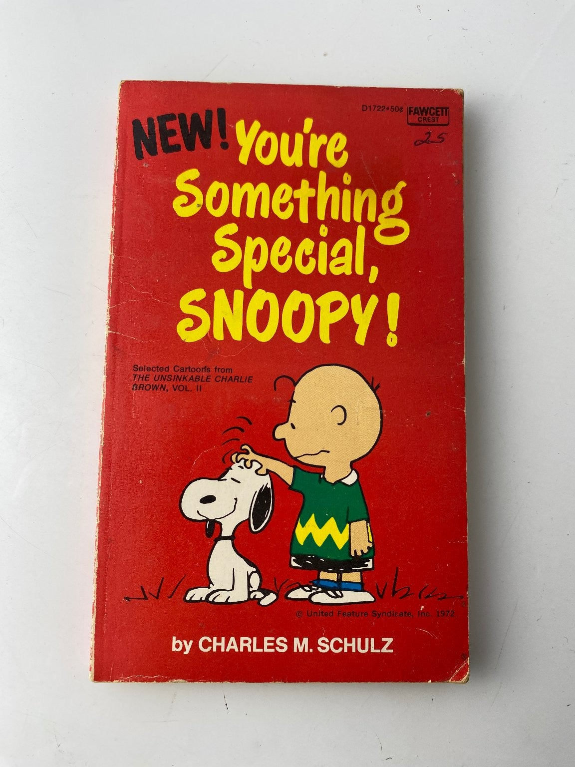 You're Something Special Snoopy by Charles M. Schulz 1972 Cartoon Book