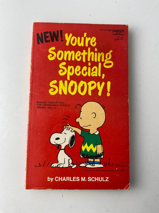You're Something Special Snoopy by Charles M. Schulz 1972 Cartoon Book
