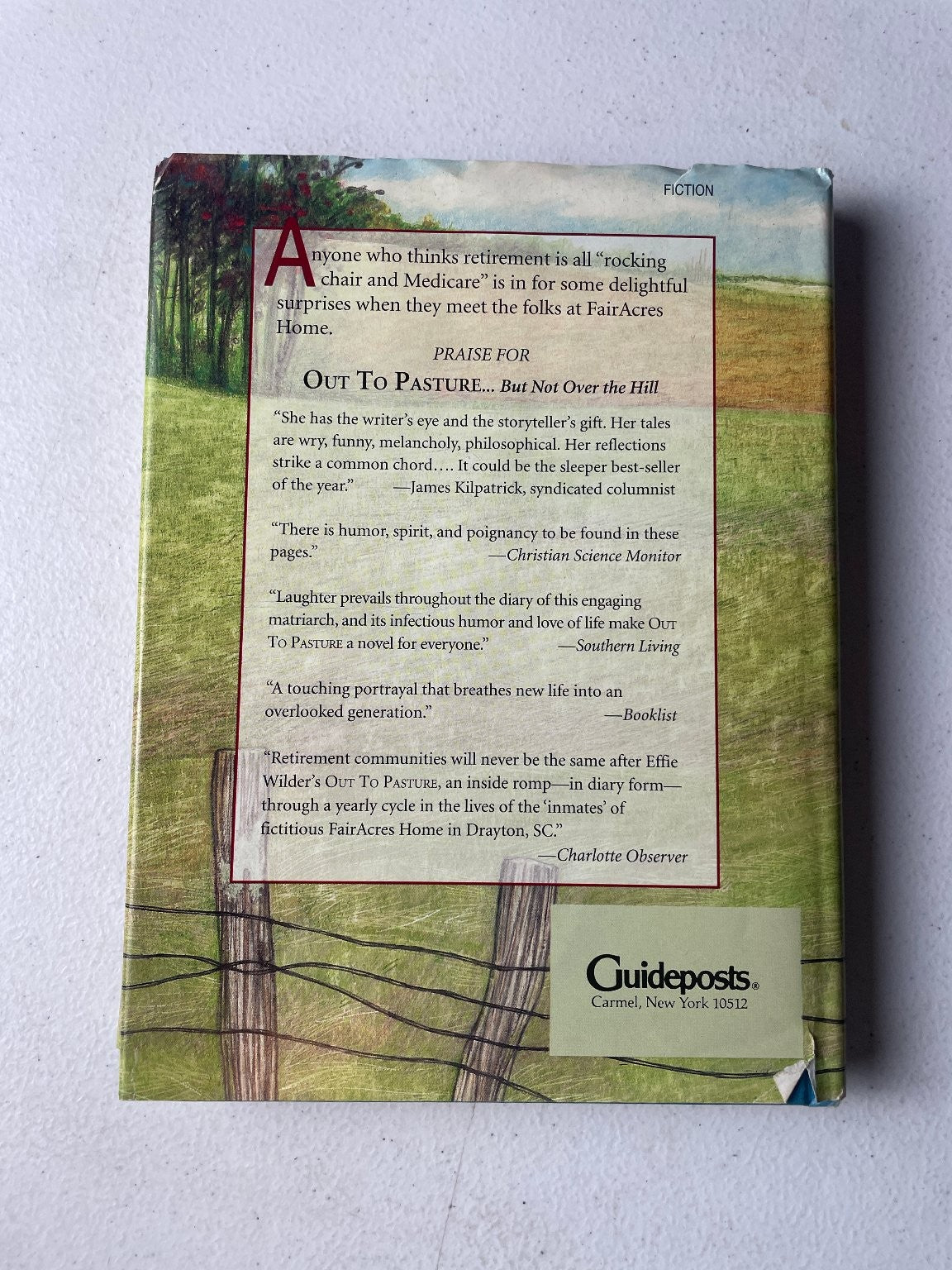 Out to Pasture Effie Leland Wilder 1995 Guideposts Fiction Novel Elderly Life