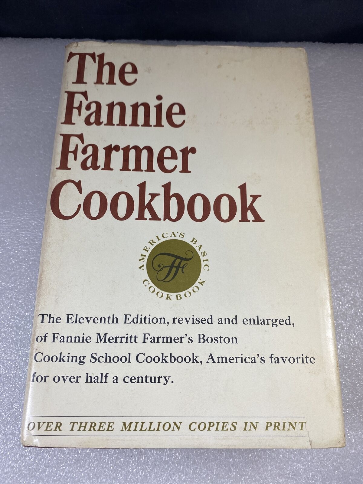 The Fanny Farmer Cookbook 11th Eleventh Edition Revised Enlarged 1965