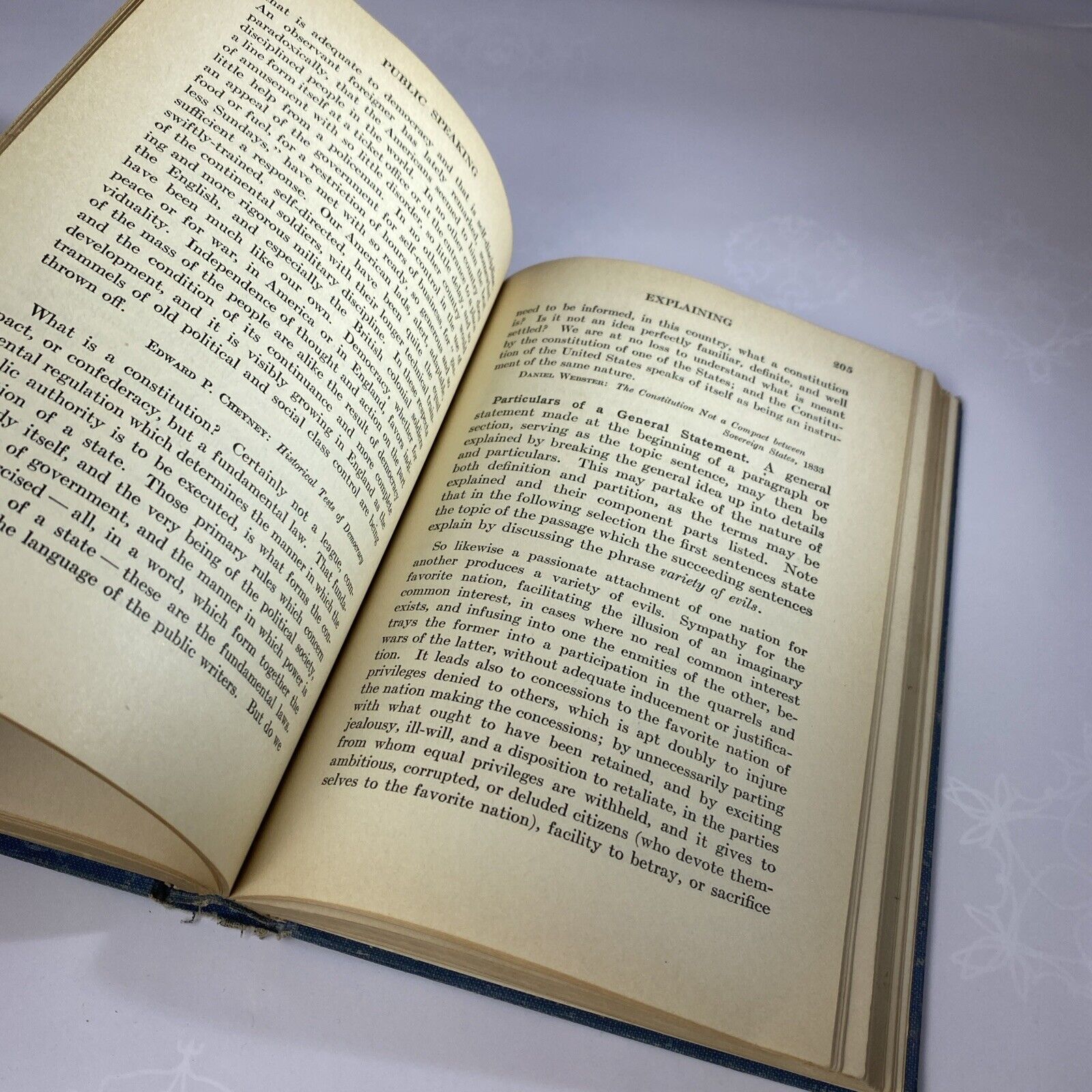 Antique Public Speaking Book Communications Speech Writing Giving Debating 1922