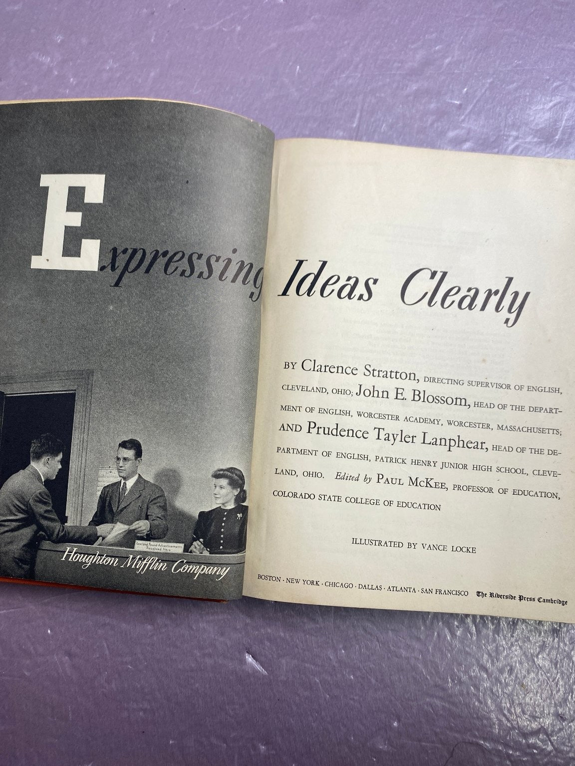 Expressing Ideas Clearly Stratton Blossom Lanphear 1943 English Language