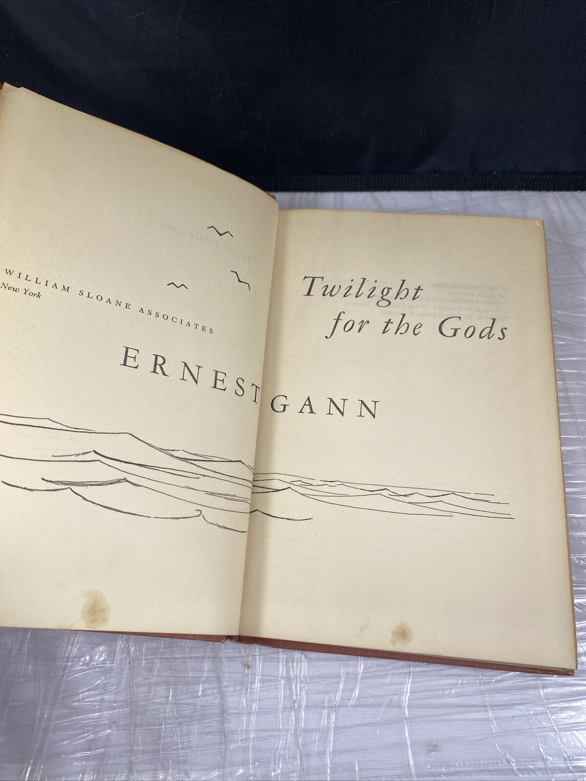 Twilight For The Gods Ernest Gann HC/DJ  Book Club Edition Vintage 1956