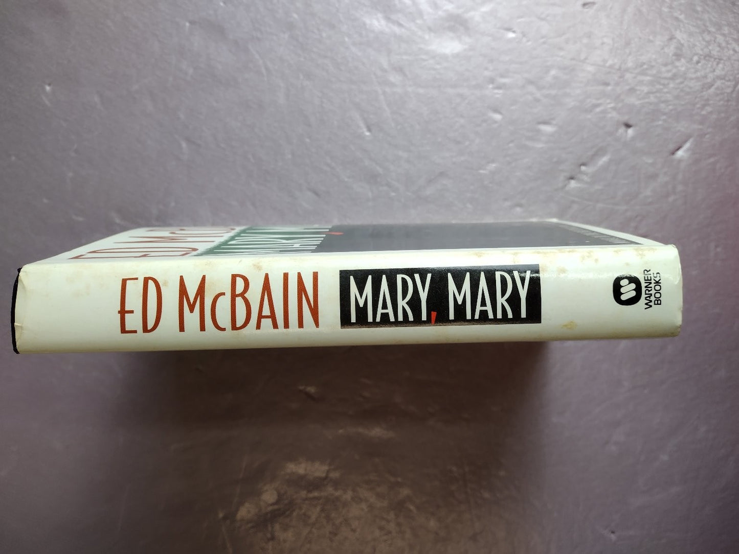 Mary Mary Ed McBain 1992 First Edition Hardcover Mystery Thriller Warner Books