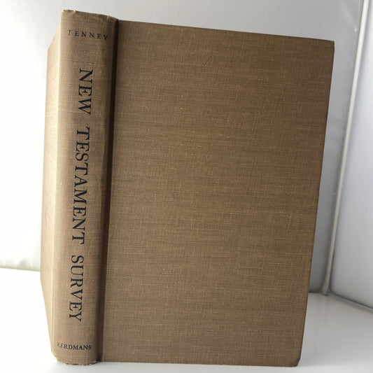 New Testament Survey Vintage 60s Christian Bible Study Book Merrill C Tenney