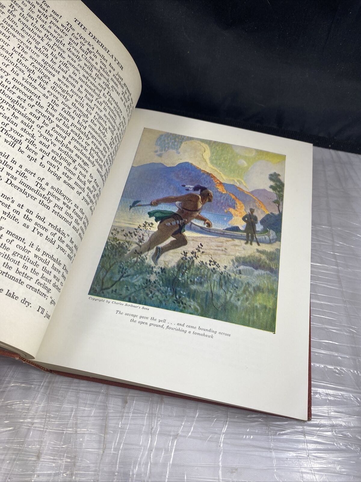 1953 THE DEERSLAYER HARDCOVER BOOK BY J.C COOPER - ILLUS. BY N.C. WYETH Vintage