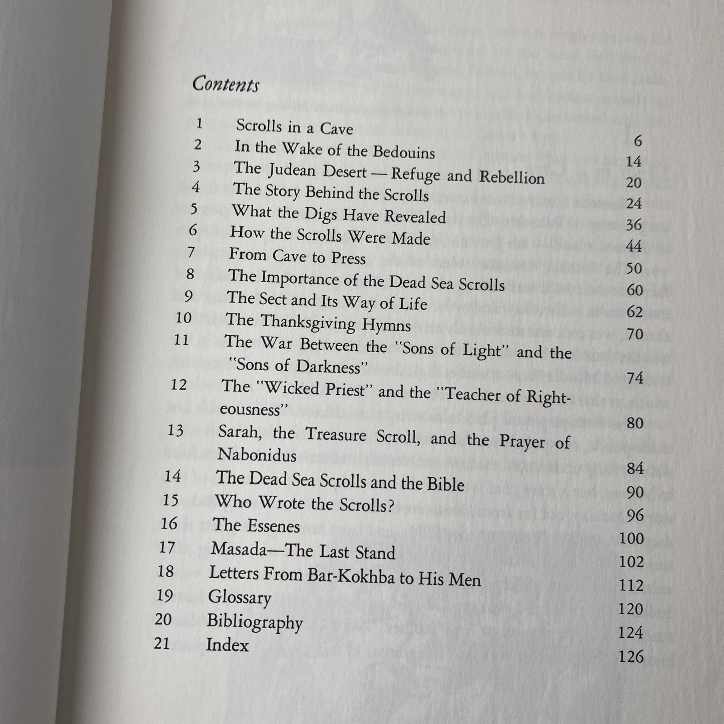 Uriel Rappaport THE STORY OF THE DEAD SEA SCROLLS  1st Edition 1st Printing