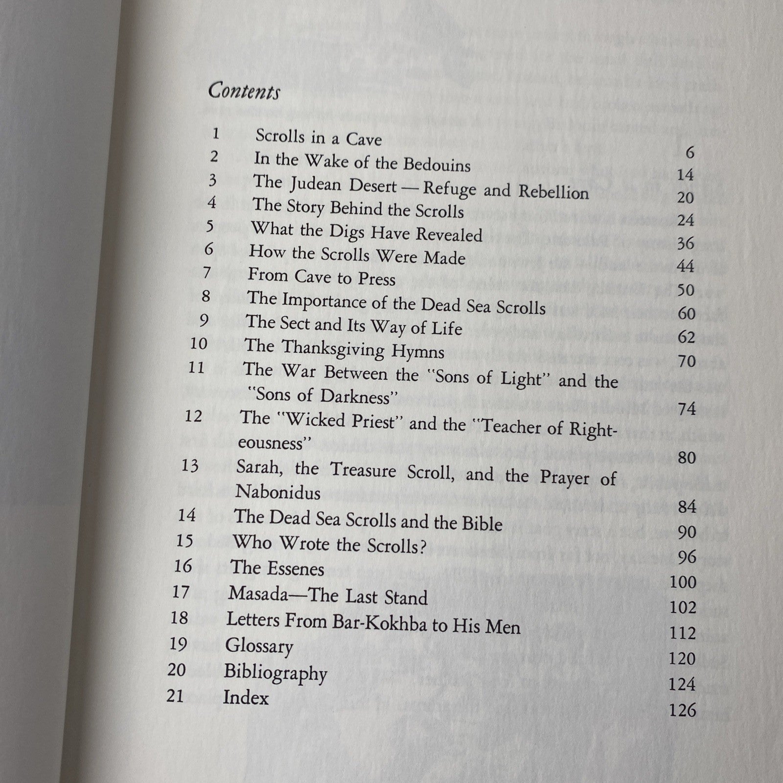 Uriel Rappaport THE STORY OF THE DEAD SEA SCROLLS  1st Edition 1st Printing