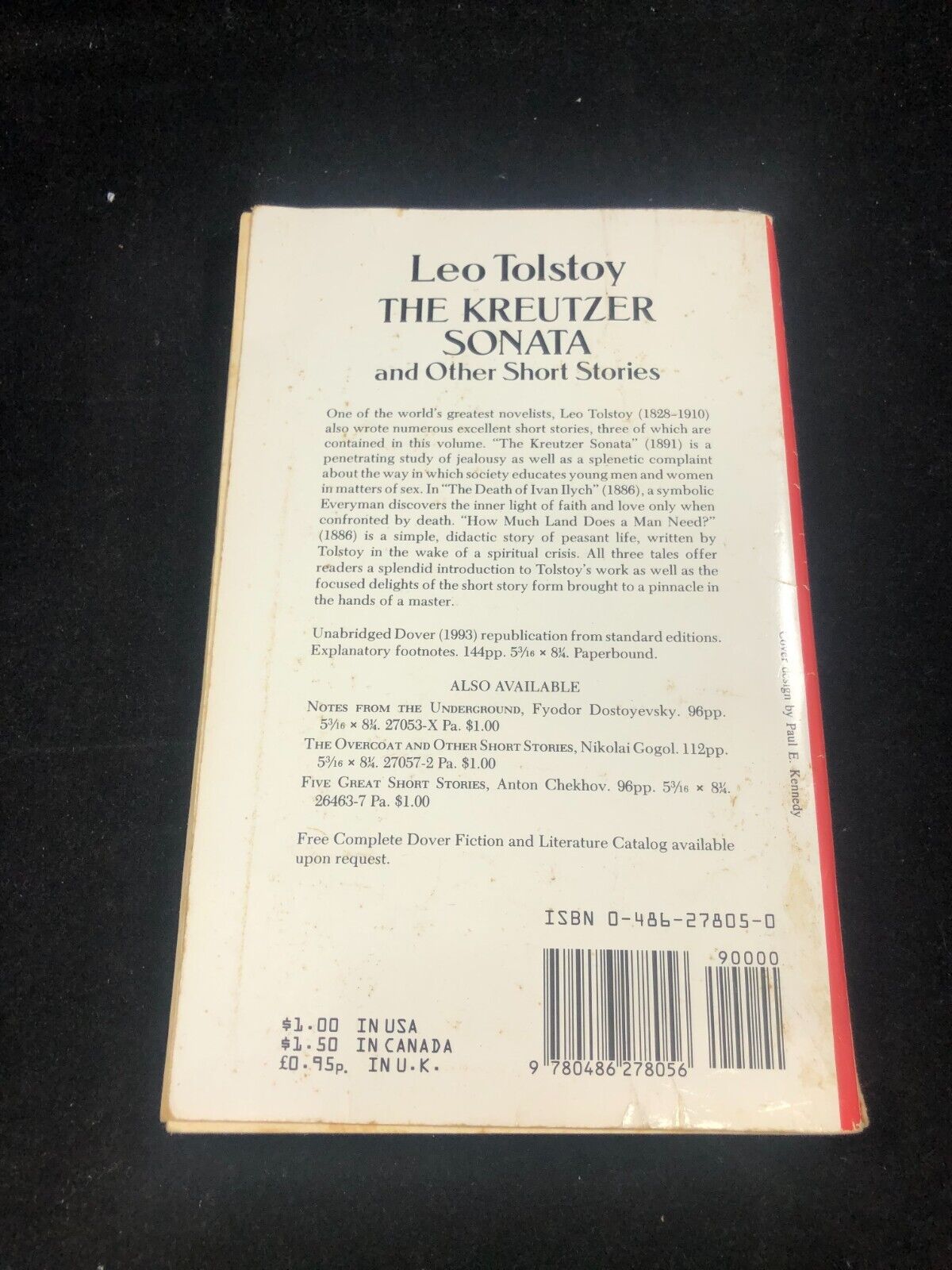 Leo Tolstoy The Kreutzer Sonata and Other Short Stories (Paperback)