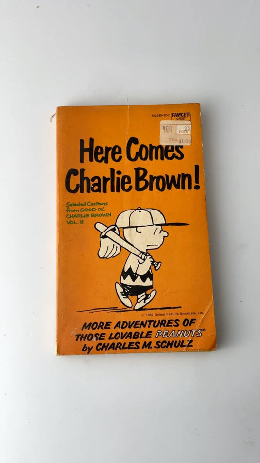 Here Comes Charlie Brown Charles M. Schulz 1955 Peanuts Cartoon Book