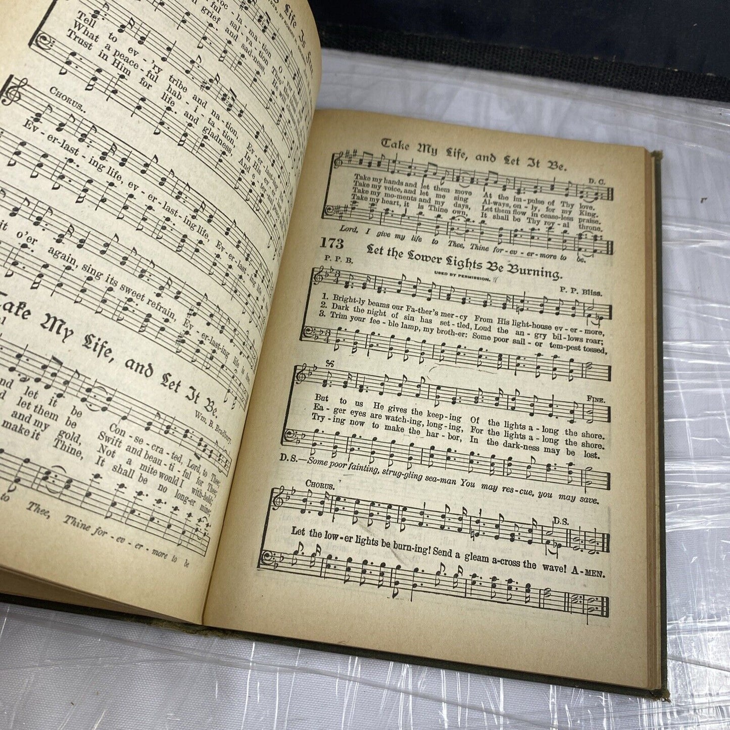 MAJESTIC HYMNS Hardcover 1930 Antique Vintage Hymnal American Christian Songbook