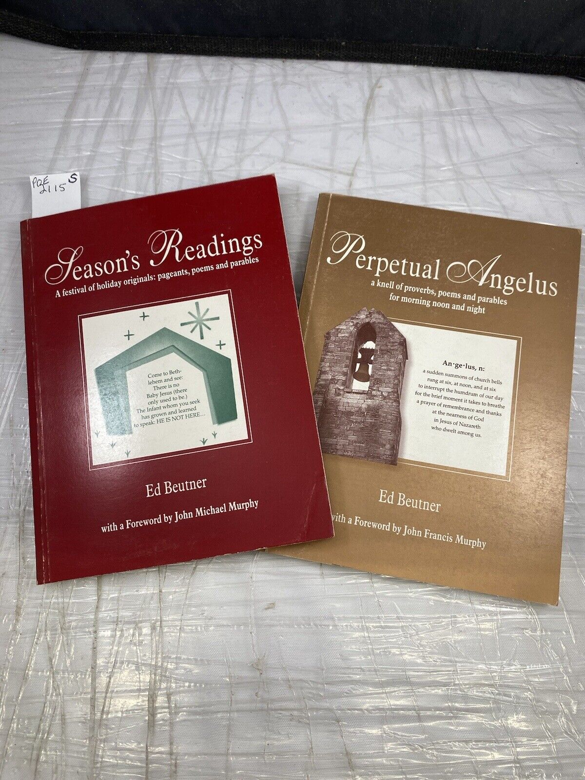 Season's Readings Perpetual Angelus By Ed Beutner SIGNED BY AUTH Lot 2 Poetry Pp