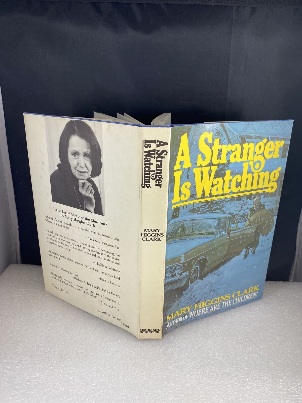 A Stranger Is Watching By Mary Higgins Clark Hardcover Vintage 70s Mystery BCE