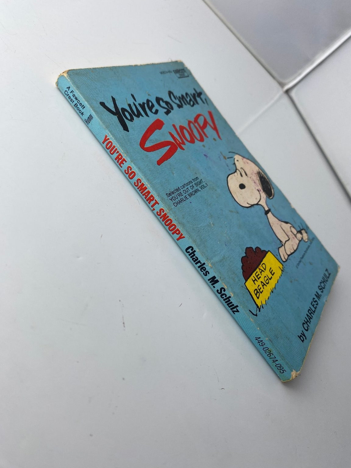 You're So Smart Snoopy by Charles M. Schulz 1974 Illustrated Cartoon