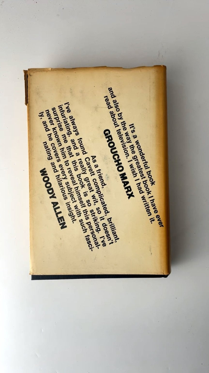 Cavett Dick Cavett 1974 First Edition Autobiography Humor Harcourt