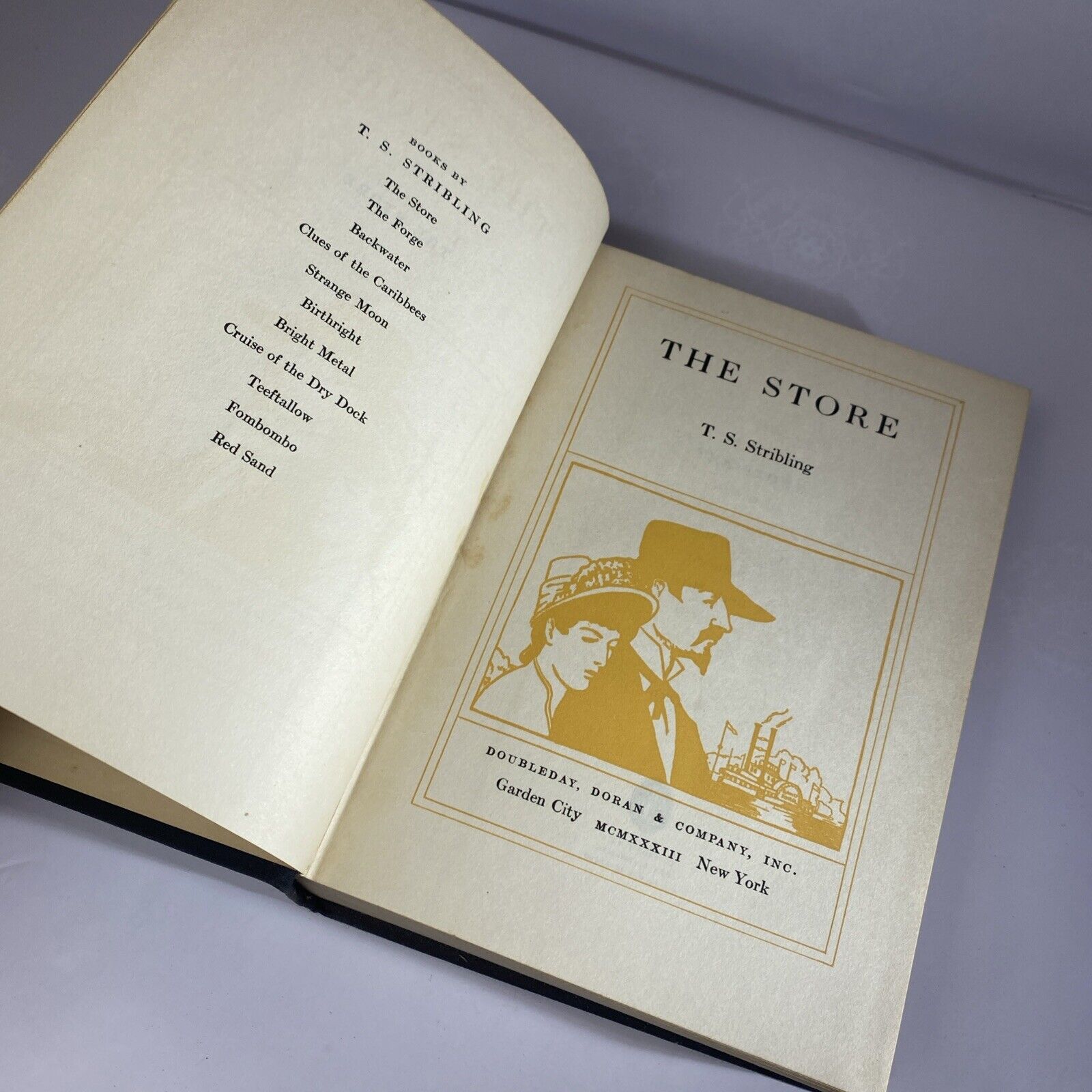 THE STORE T.S. STRIBLING 1932 Pulitzer Prize Rare GOOD CONDITION Classic Novel