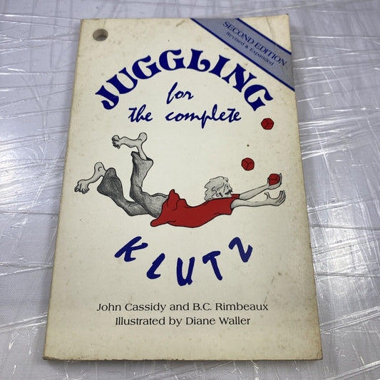 Juggling For The Complete Klutz Softcover Book No Beanbags Vintage DIY Guidebook