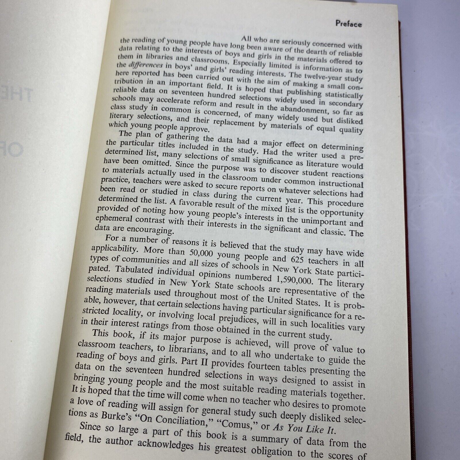 The Reading Interests Of Young People by George Norvell 1950 HC Vintage Textbook
