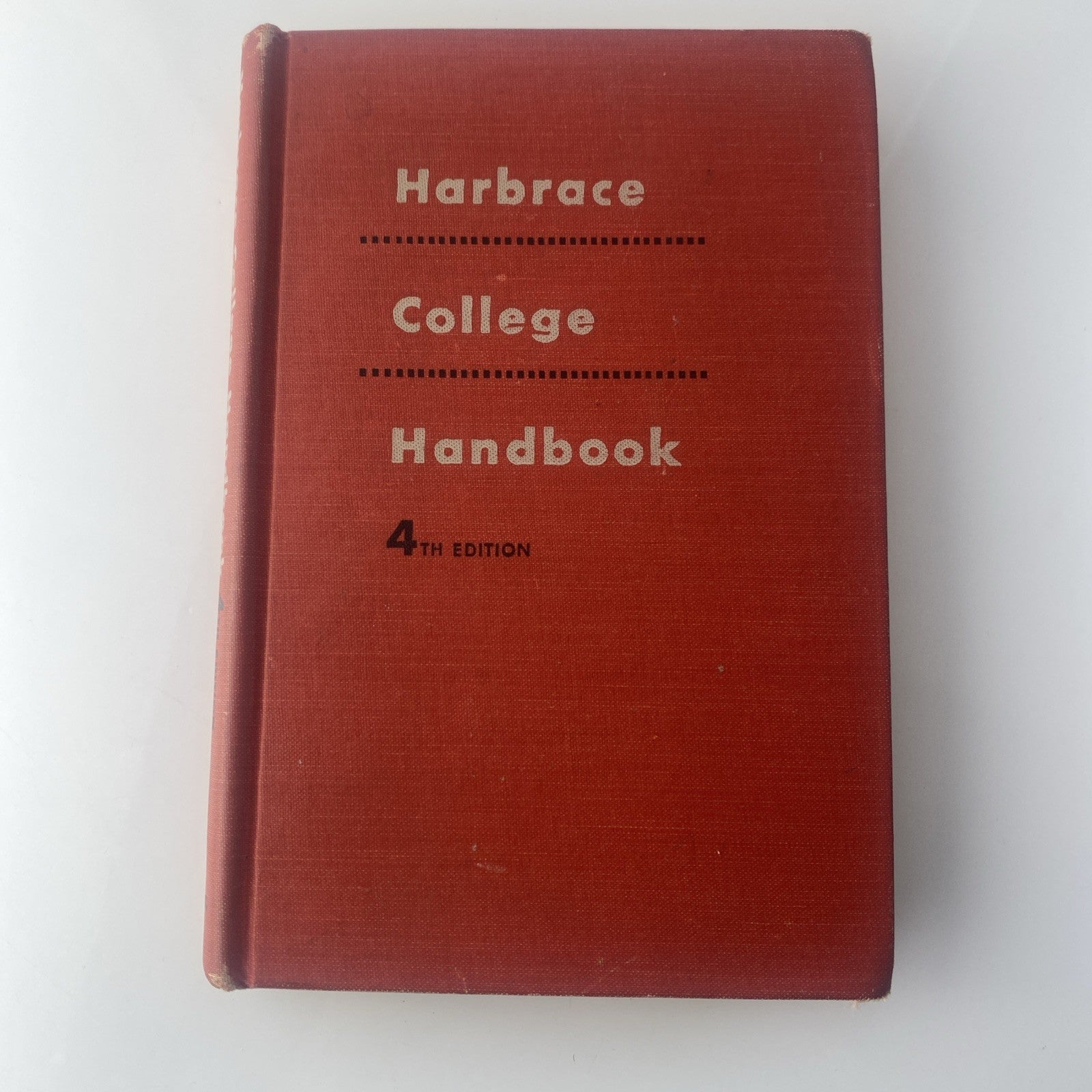 Harbrace College Handbook English 4th Edition 1956 HC Textbook John Hodges HC