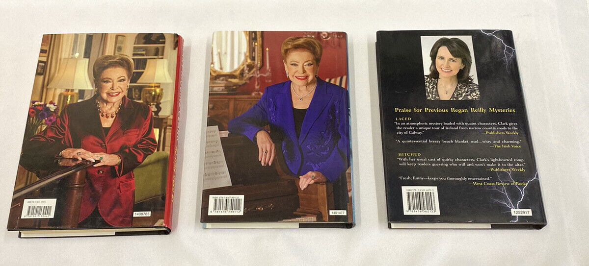 The Melody Lingers On-Zapped-As Time By-by Mary Higgins Clark HC book lot