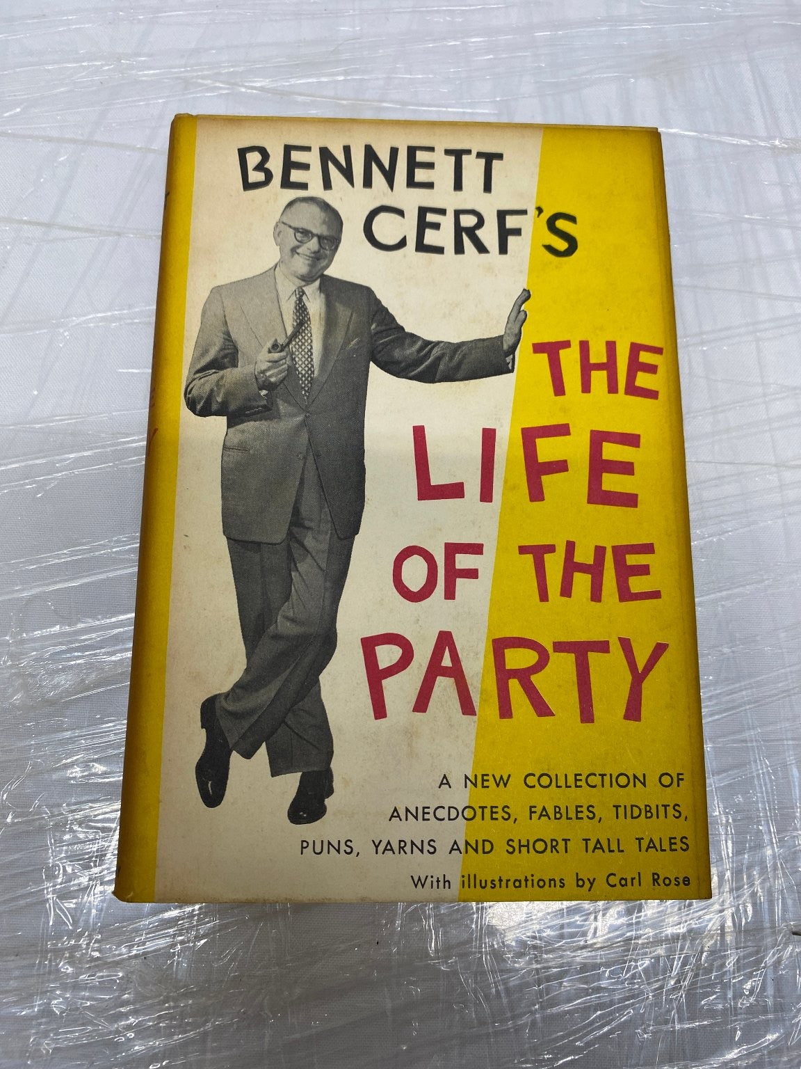 The Life of the Party Bennett Cerf 1956 Book Club Edition Humor Doubleday