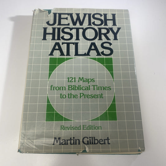 Jewish History Atlas Vintage 60s 70s Jewry Migration Maps Hardcover Book