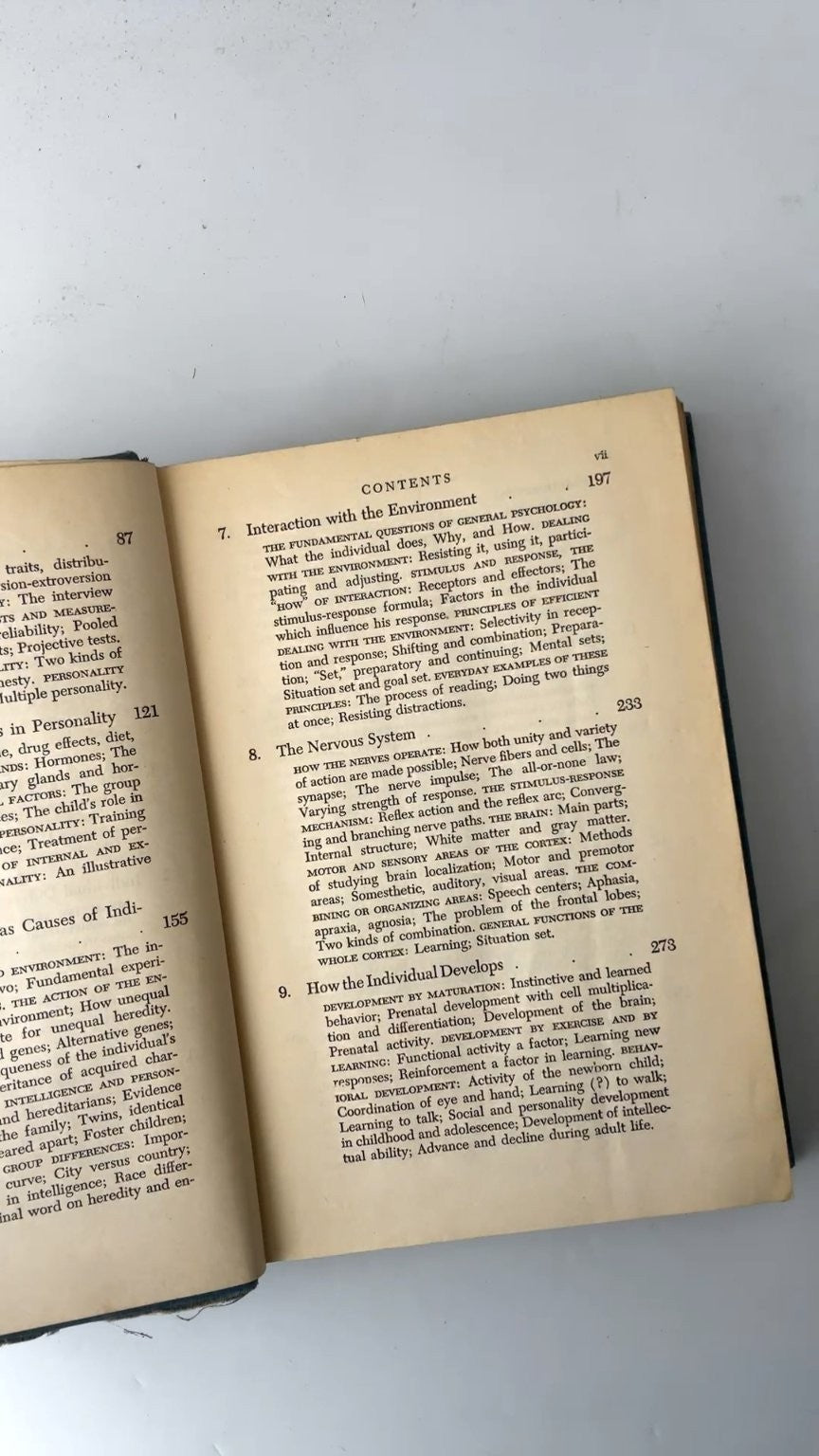 VINTAGE Psychology Robert S. Woodworth Donald G. Marquis 5th Edition 1952