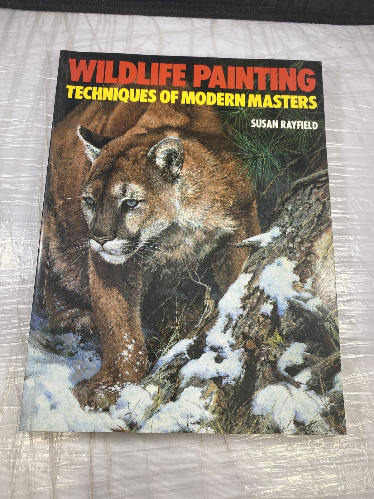 WILDLIFE PAINTING Techniques of Modern Painters Vintage 80s Paperback Art How To