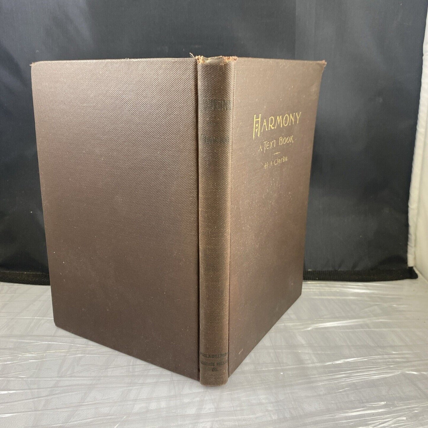 HARMONY A TEXT BOOK by H.A. Clarke 1898 Rare Antique Music Instruction & Theory