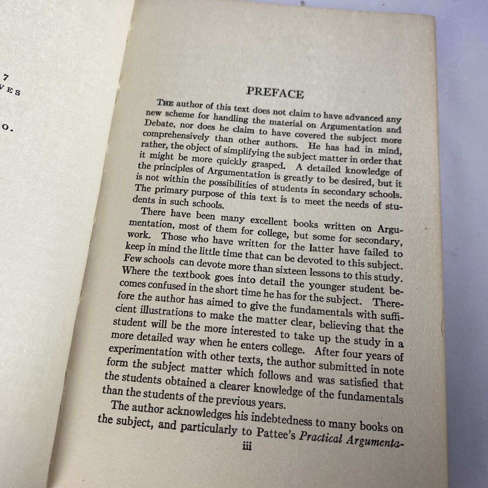 Argumentation And Debate By Walter Reeves 1920 Antique Detective Textbook Rare