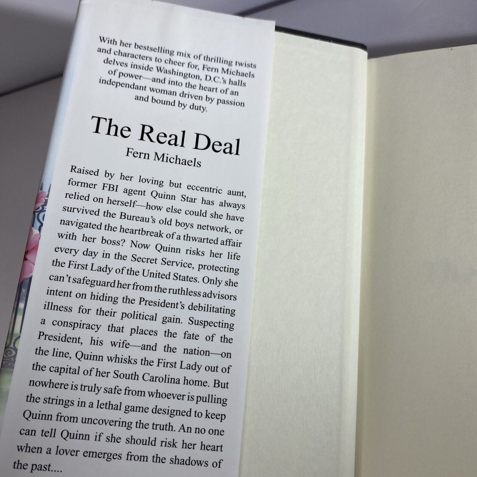 The Real Deal - By Michaels, Fern Good Book Club Edition Fiction Novel