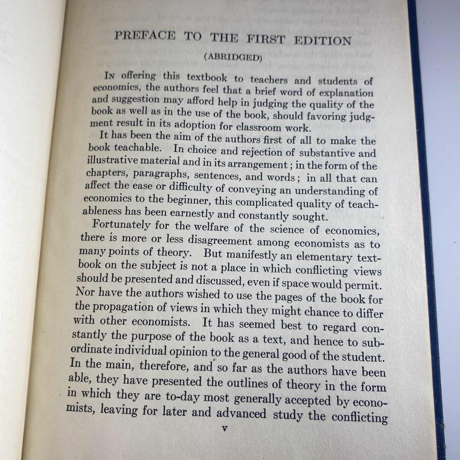 Antique Elementary Principles of Economics by Ely & Wicker 1926 New Edition