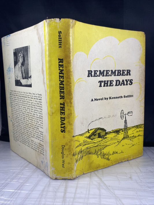 Remember the Days by Kenneth Sollitt, 1971, Hardcover Dust Jacket Vintage 70s