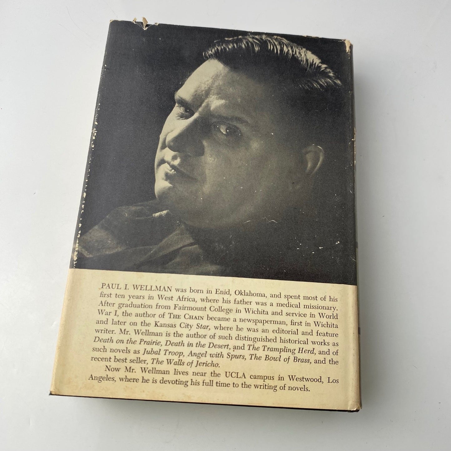 The Chain Paul I. Wellman 1949 First Edition Historical Fiction Doubleday