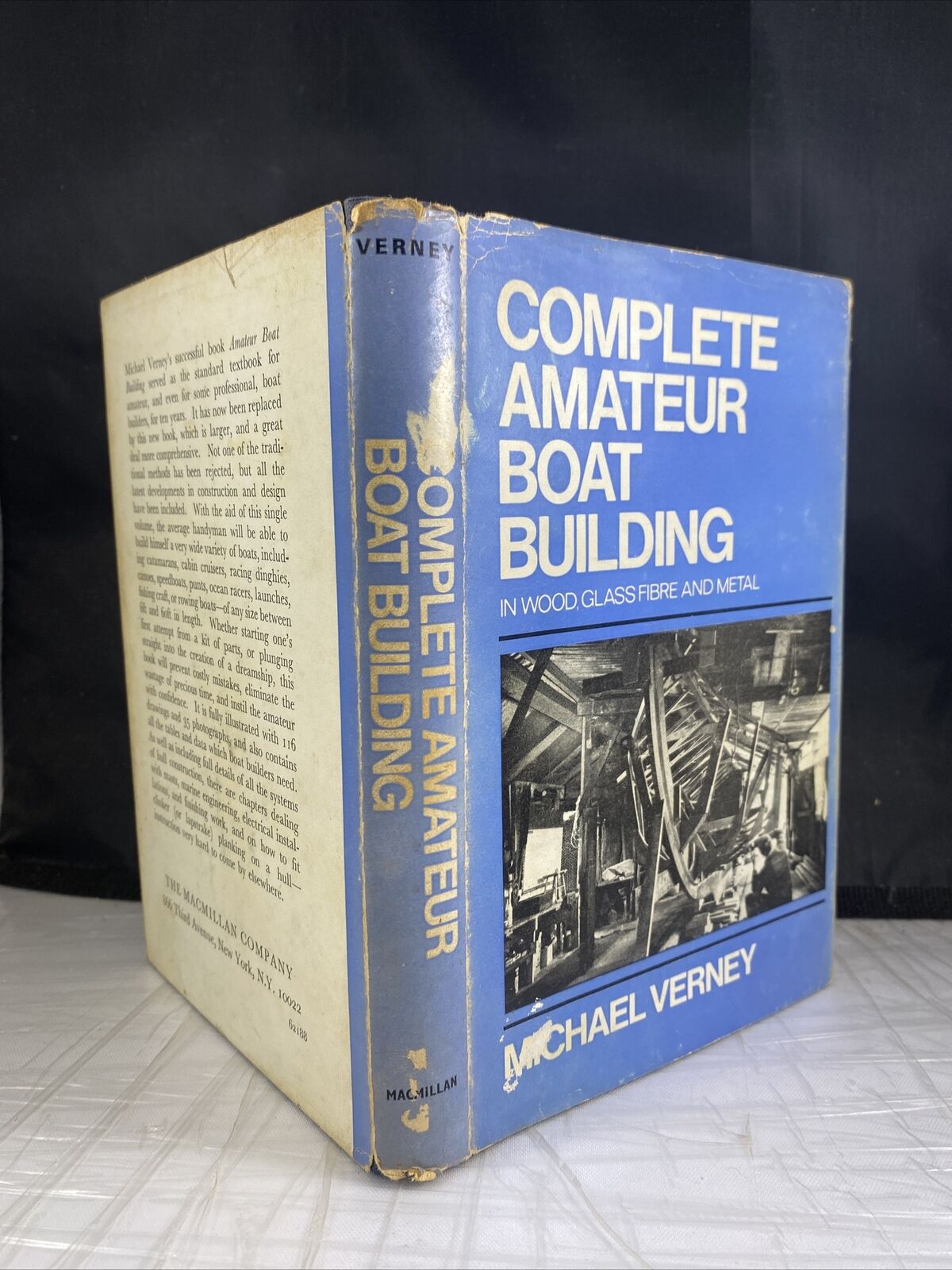 Complete Amateur Boat Building by Michael Verney HCDJ Vintage 60s Woodworking