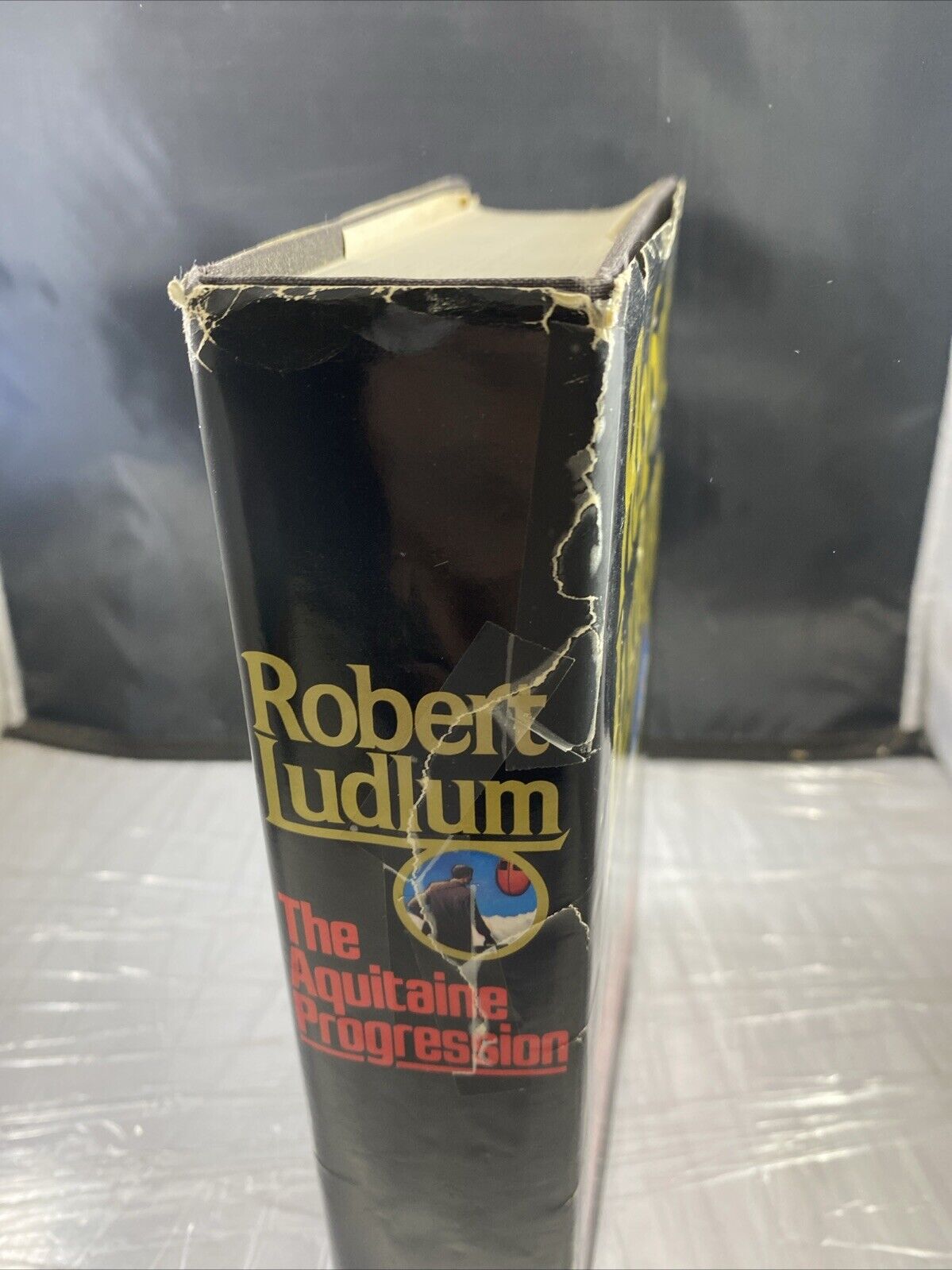 Aquitaine Progression by Robert Ludlum (1985, Hardcover) FAST SHIPPING GOOD