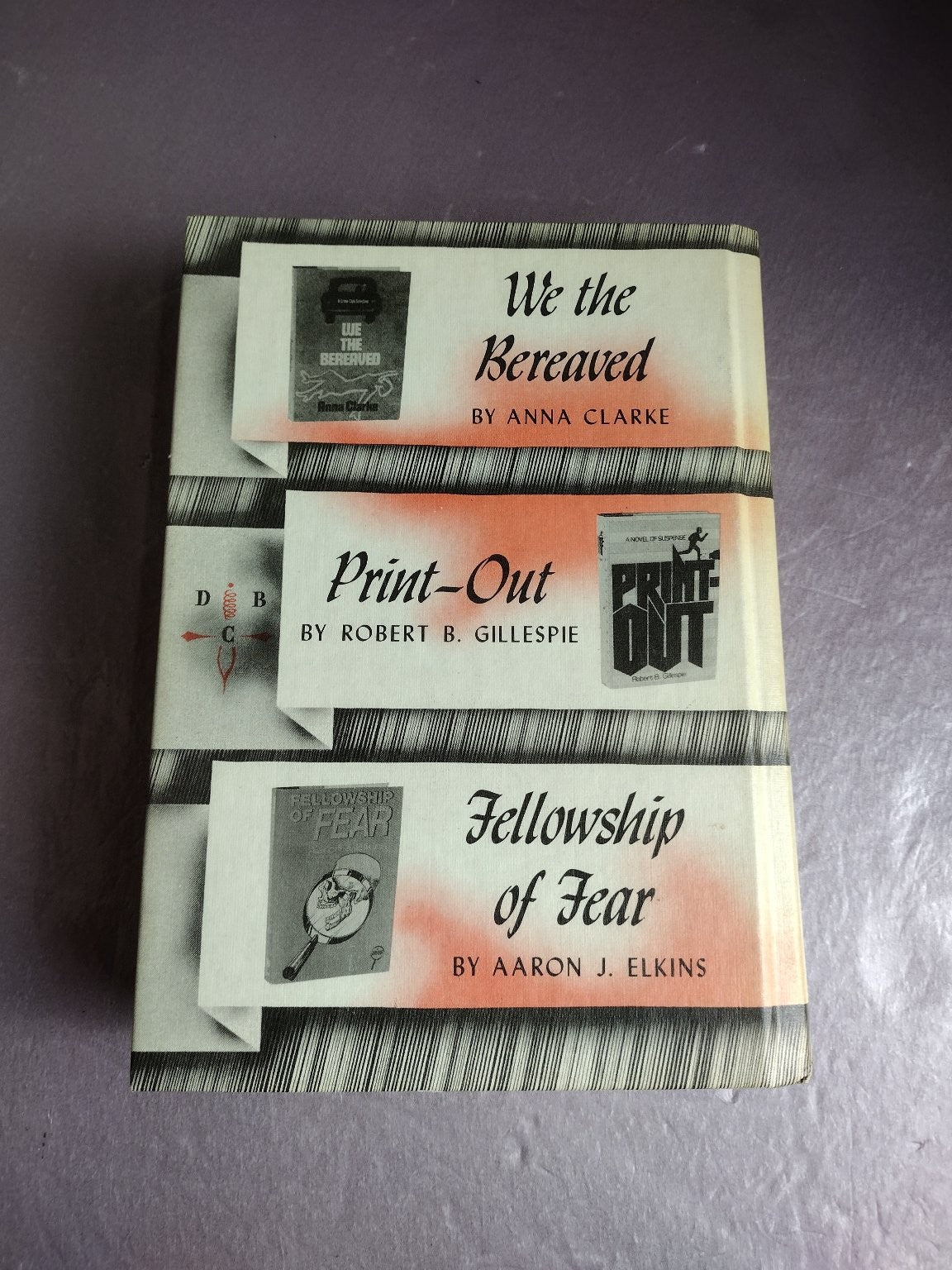 We the Bereaved Print-Out Fellowship of Fear 1983 Detective Book Club Omnibus