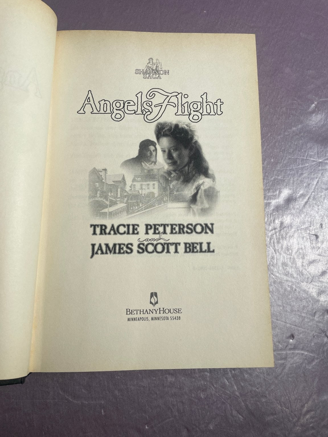 Angels Flight Tracie Peterson James Scott Bell 2001 Crossings Book Club Edition