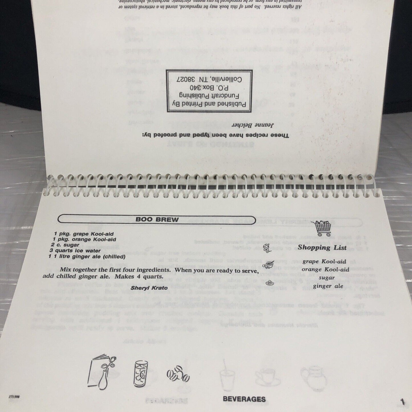 St. Peter’s Evangelical Church U.C.C Youth Groups Vintage Church Cookbook