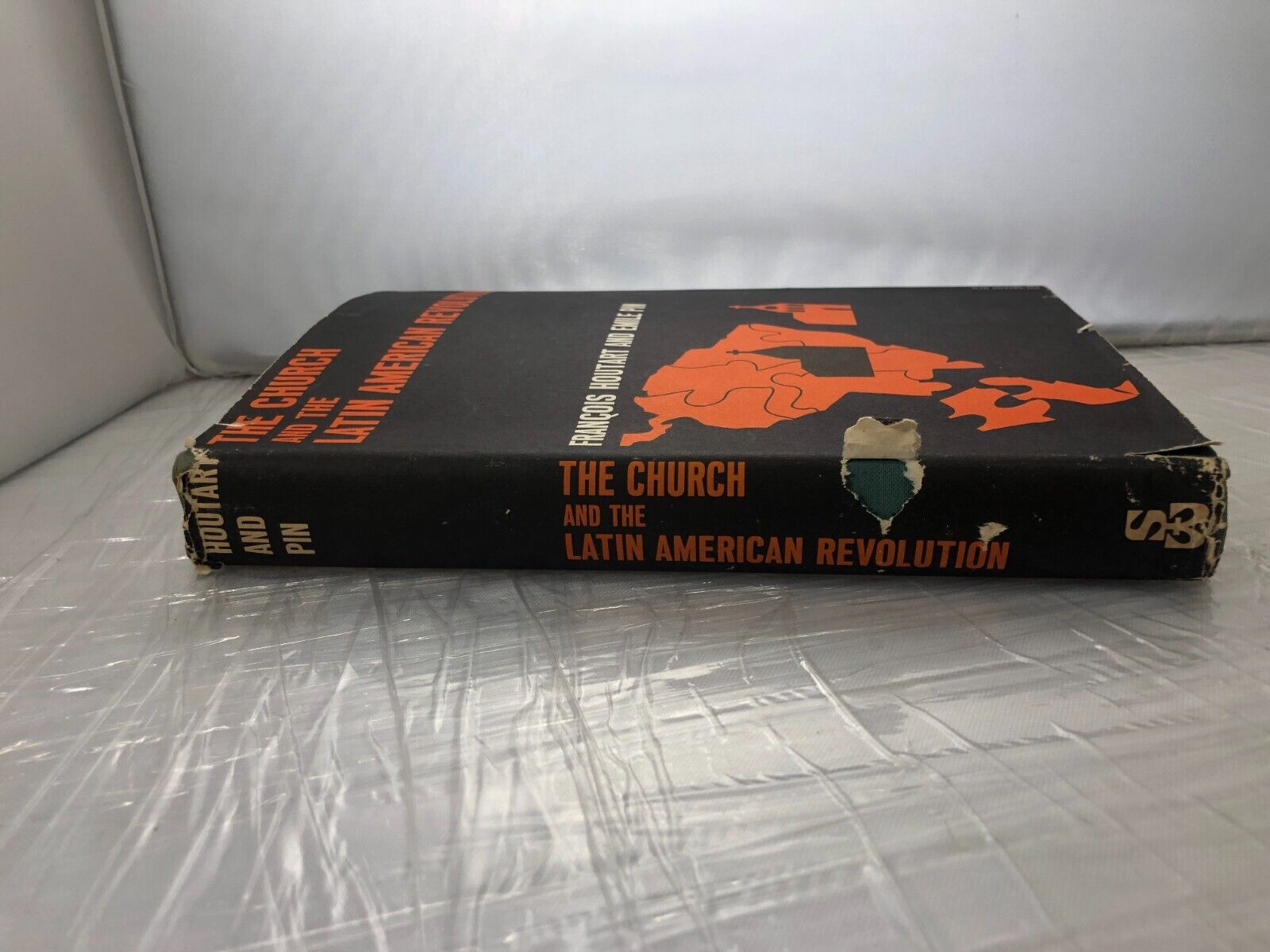 Vintage The Church and the Latin American revolution Hardcover 1965 Houtart Pin