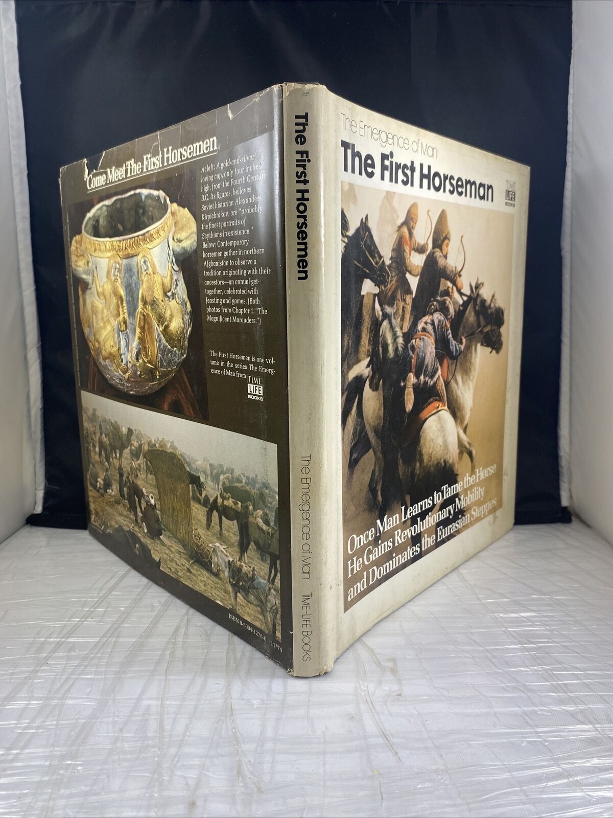 THE FIRST HORSEMAN THE EMERGENCE OF MAN Vintage 80s Time Life History Book