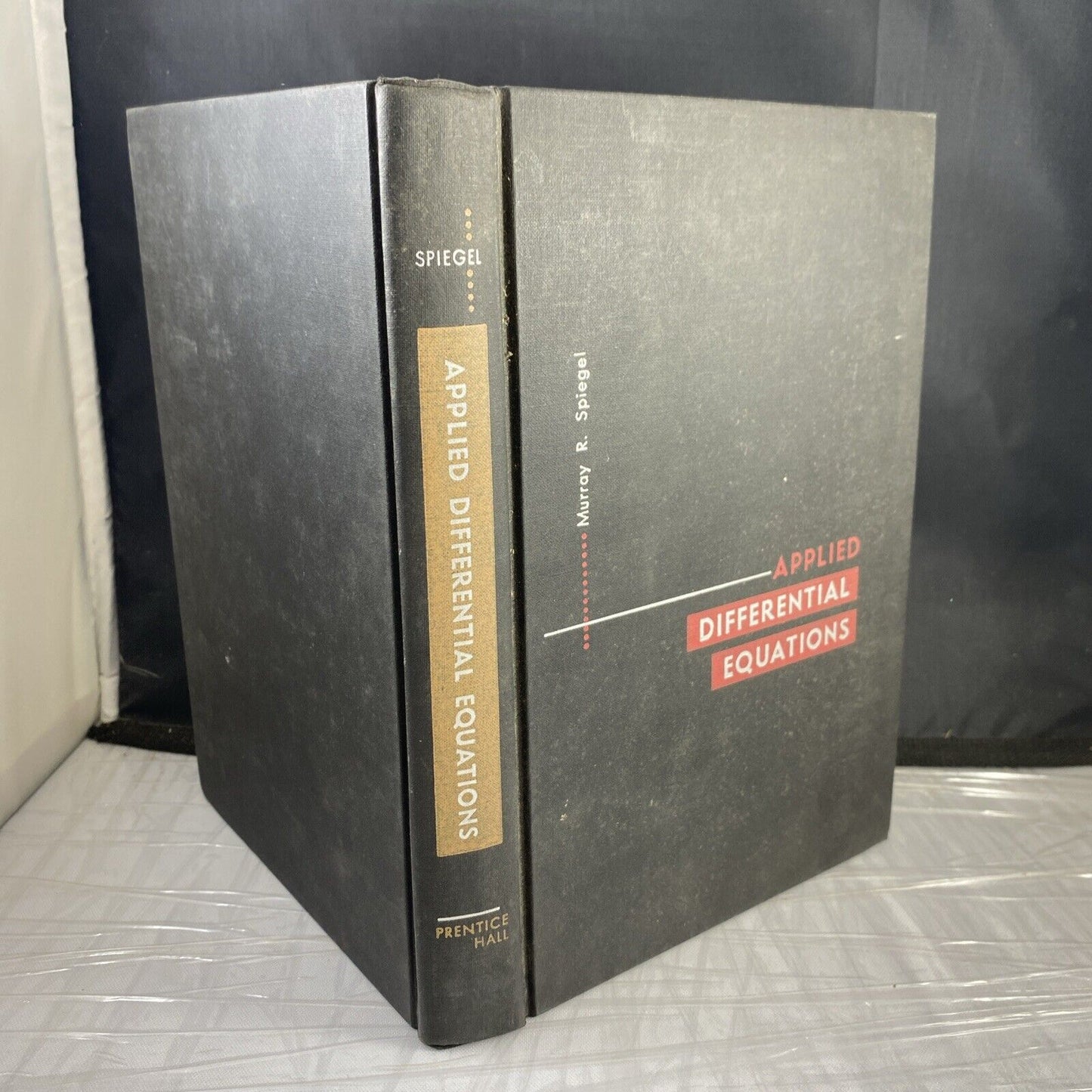 Applied Differential Equations by Murray R. Spiegel Vintage College Book 60s