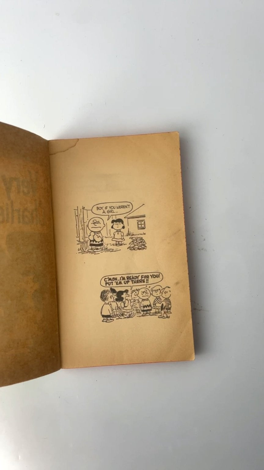 Very Funny Charlie Brown by Charles M. Schulz 1967 Fawcett Crest Book