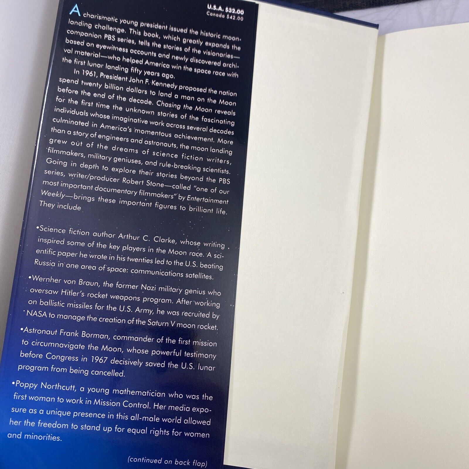 CHASING THE MOON: THE PEOPLE, THE POLITICS, AND THE By Robert Stone 1st Print!