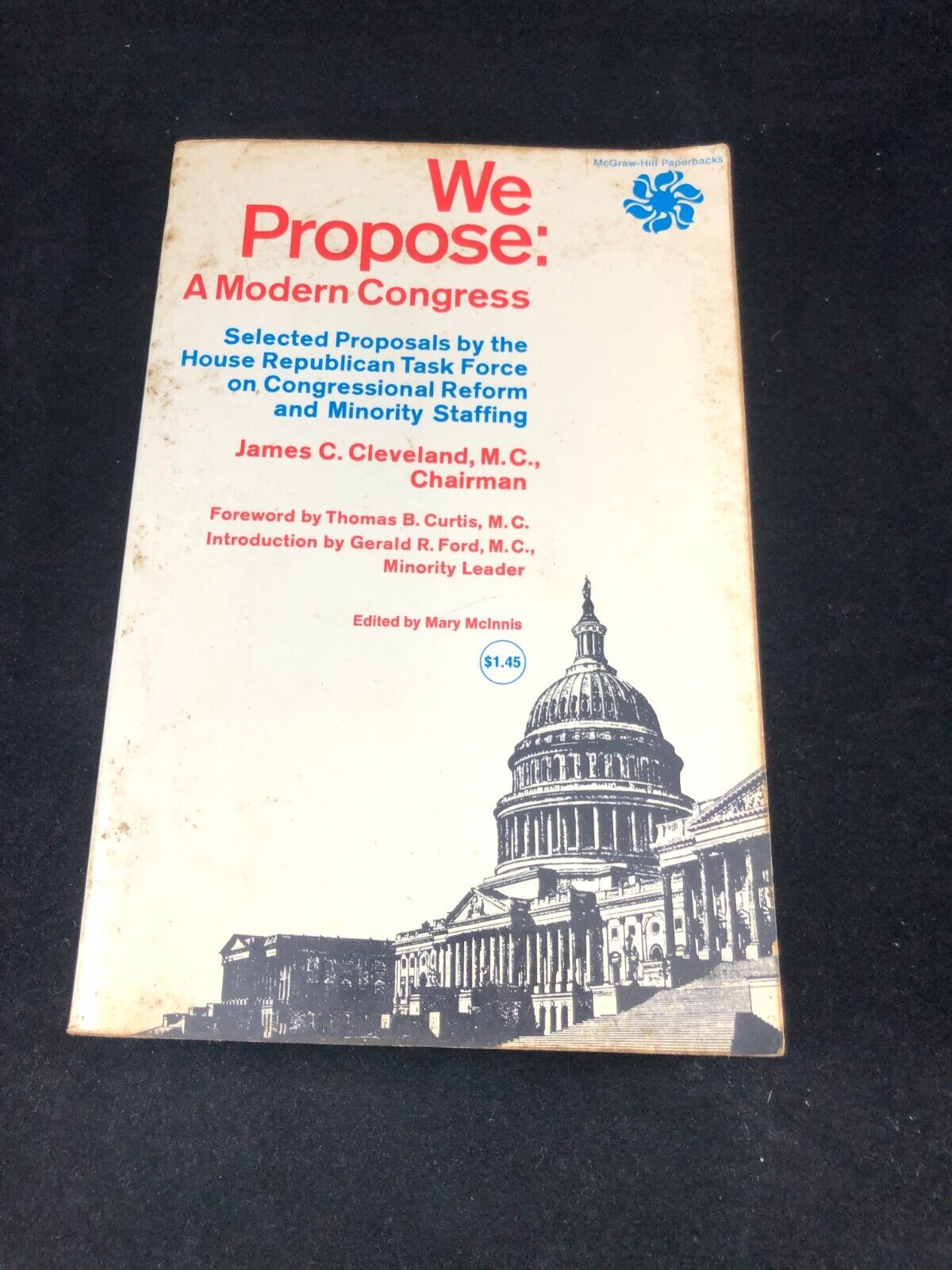 Vintage Government We propose: A Modern Congress by James C. Cleveland Paperback