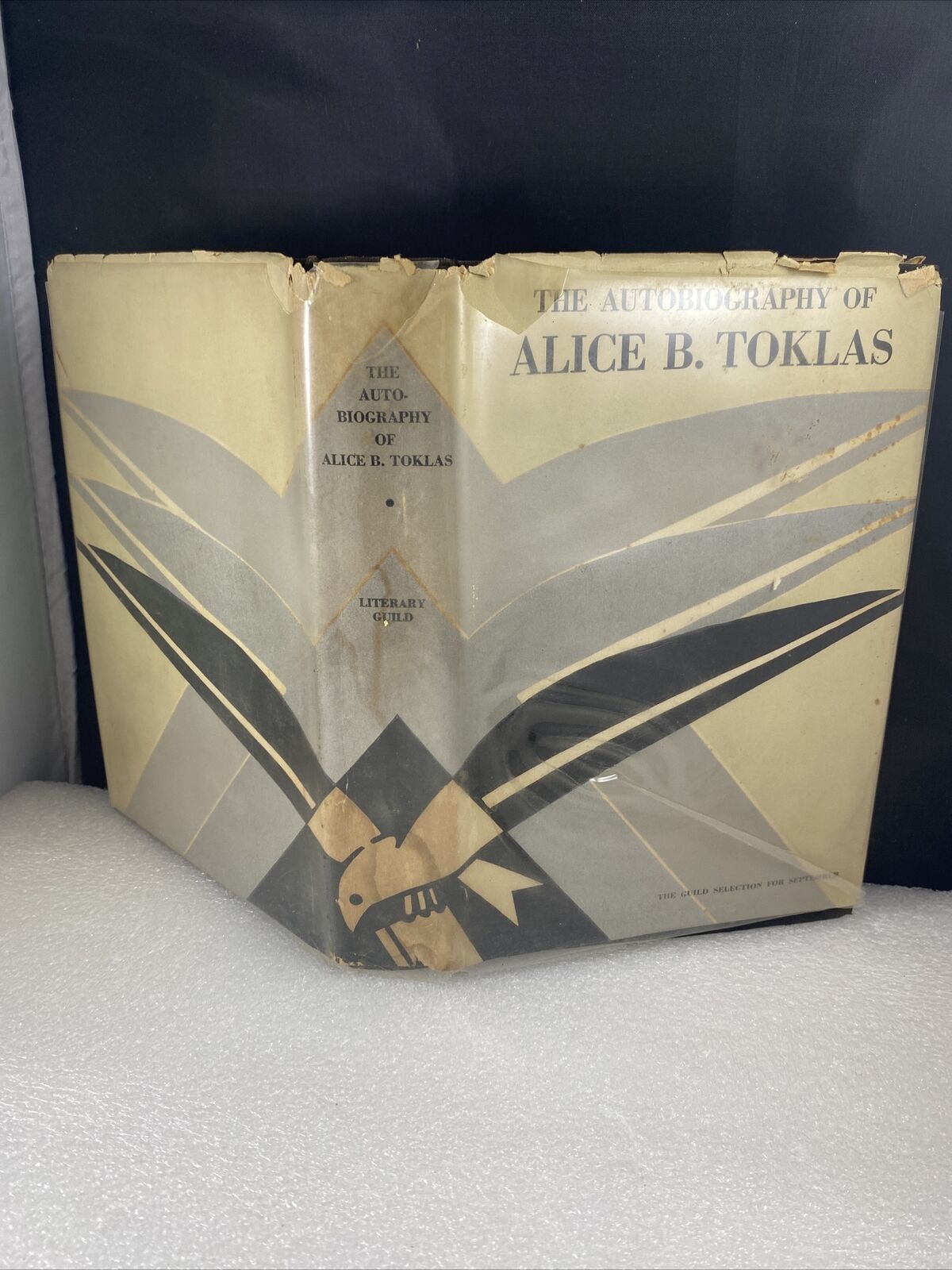 The Autobiography of Alice B. Toklas Literary Guild 1933 First Edition Rare