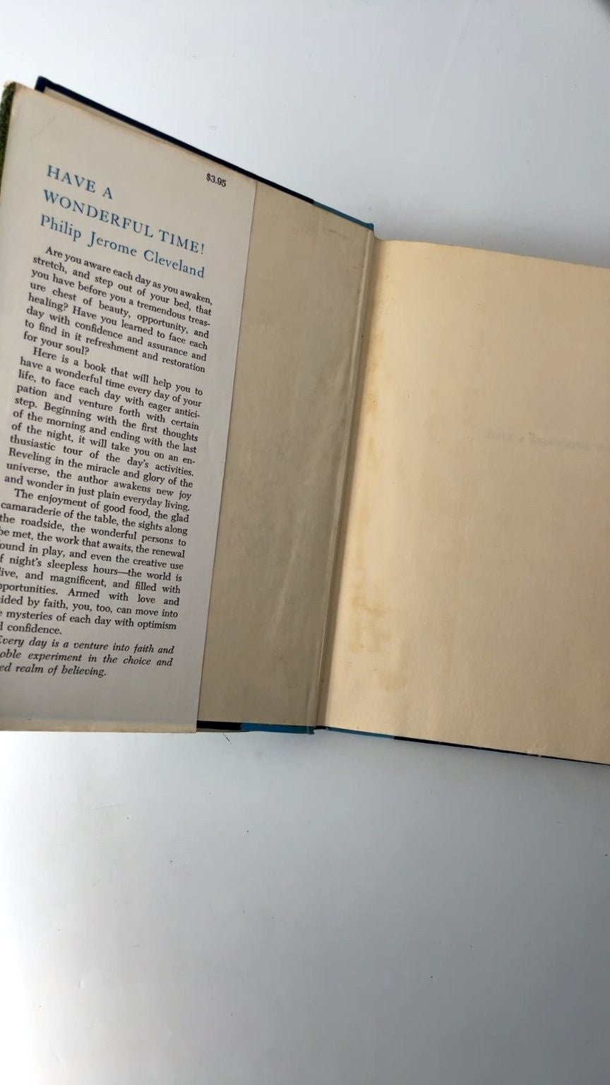 Have a Wonderful Time! Philip Jerome Cleveland 1966 First Edition Fleming Revell