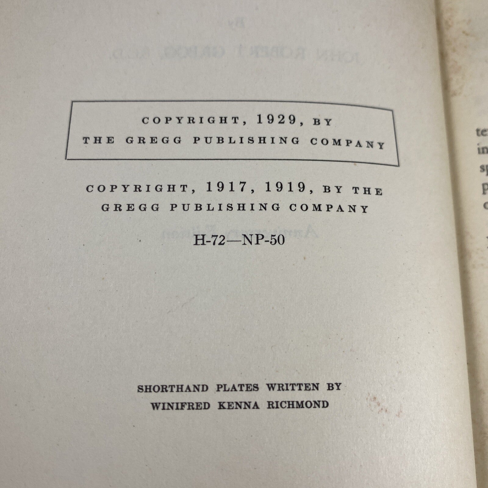 Gregg Speed Studies Anniversary Edition Antique Short Hand Textbook Writing Rare